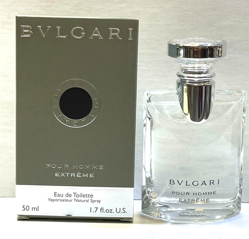 Bvlgari Extreme Pour Homme Men 1.7 oz (50 ml) Edt Spray New In Box Authentic