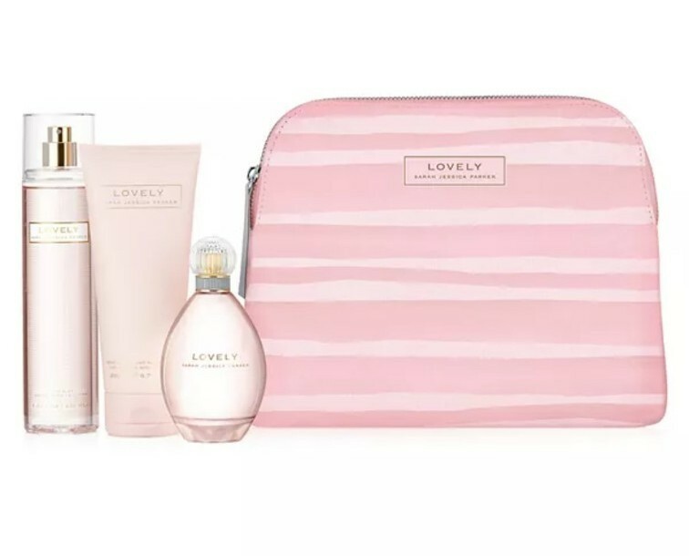 SJP (Sara Jessica Parker) NYC LOVELY – 3 piece, Cosmetic Gift Bag Set, BRAND NEW