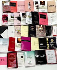 Lot of 35 Different Women’s Perfume Cologne EDT/EDP Samples ~ NEW B-1