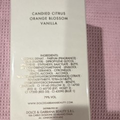 Dolce & Gabbana Devotion Eau de Parfum Spray, 5 mL Sample Candied Citrus