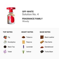 Off-White Solution No. 4 EDP 3.4 oz Fragrances 8052865793834