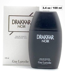 DRAKKAR NOIR by Guy Laroche 3.4 / 3.3 oz Eau de Toilette Spray, Perfume for Men
