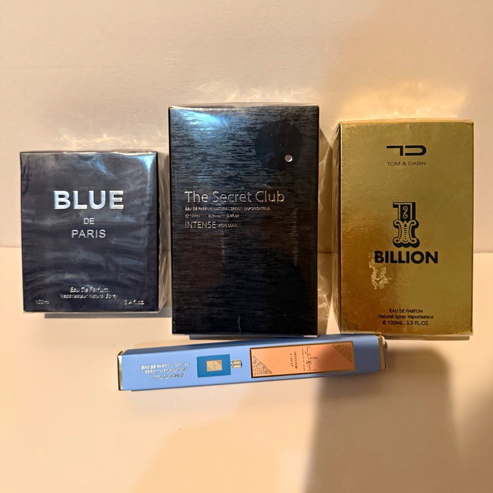 4 Pc Men’s Fragrance Bundle Deal / Brand New Sealed