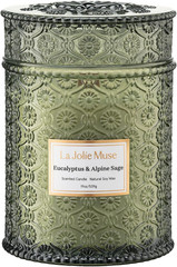 LA JOLIE MUSE Eucalyptus & Alpine Sage Candle – Eucalyptus, Sage & Lavender