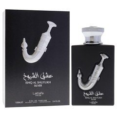 3 Pack Pride Ishq Al Shuyukh Silver by Lattafa for Unisex – 3.4 oz EDP Spray