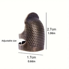 1Pcs Household Retro Sewing Thimble, Adjustable