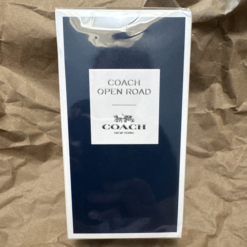 Coach Open Road Eau de Toilette, Full Size 60 mL (2 fl oz), Sealed, New in Box