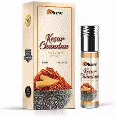 Meena Kesar chandan Roll On Perfume (6 ML) Long Lasting Fragrances Attar
