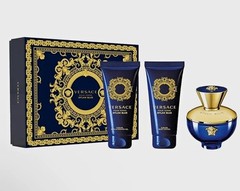 Versace Dylan Blue 3 Pc Gift Set Women EDP 1.7 Oz RETAIL $150 NIB