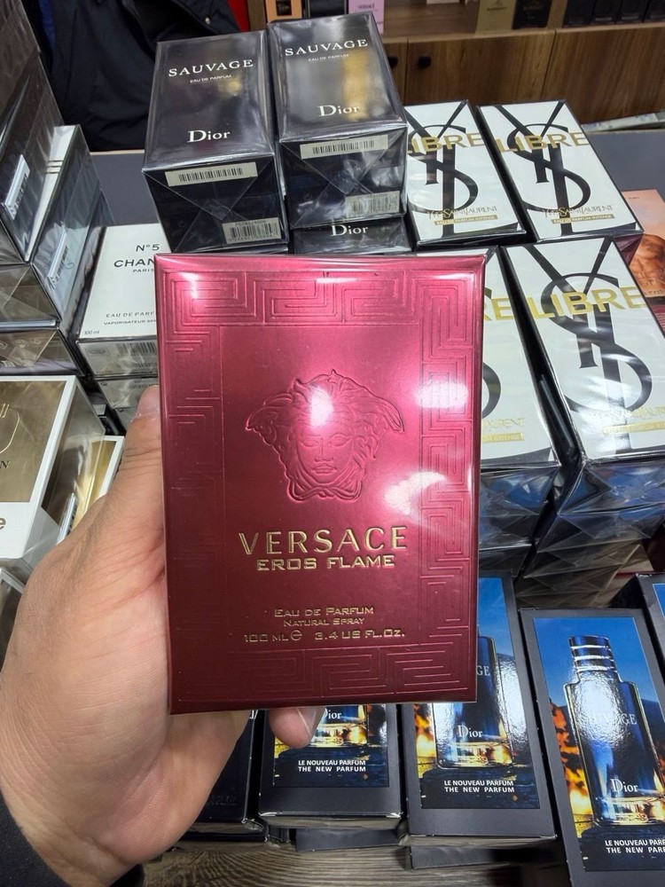 Versace Eros Flame Eau de Parfum Natural Spray, Regular Size 100 mL