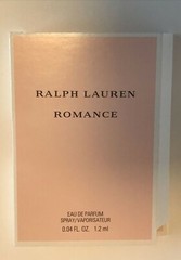 RALPH LAUREN Romance Eau De PARFUM Sample Spray Vial 0.04 oz (1.2ml) each x 2