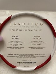 SAND + FOG Holiday Set Secret Flame White Vanilla Christmas Gift NWT