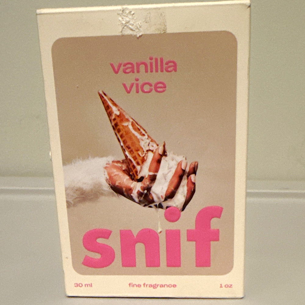 Snif Vanilla Vice Fine Fragrance Spray 1 oz Vegan Clean Non-Toxic Cruelty-Free