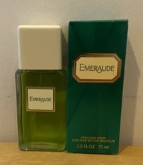 Vintage Emeraude Cologne Spray Coty 2.5oz 75ml NEW