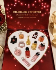 Fragrance Favorites Discovery Gift Set for Her 12 Spray Samples 1.2 mL 0.04