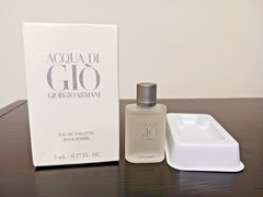 VINTAGE ARMANI ACQUA DI GIO MINI EDT POUR HOMME 0.17oz/5ml NEW WITH BOX